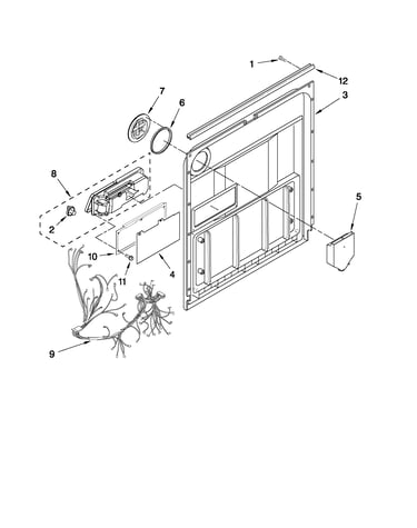Door and latch parts