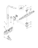 Upper wash and rinse parts