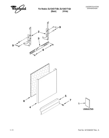 Door and panel parts