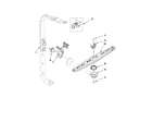 Whirlpool DU1345XTVQ4 upper wash and rinse parts diagram