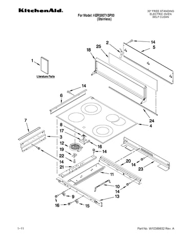 Cooktop parts