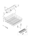 Upper rack and track parts