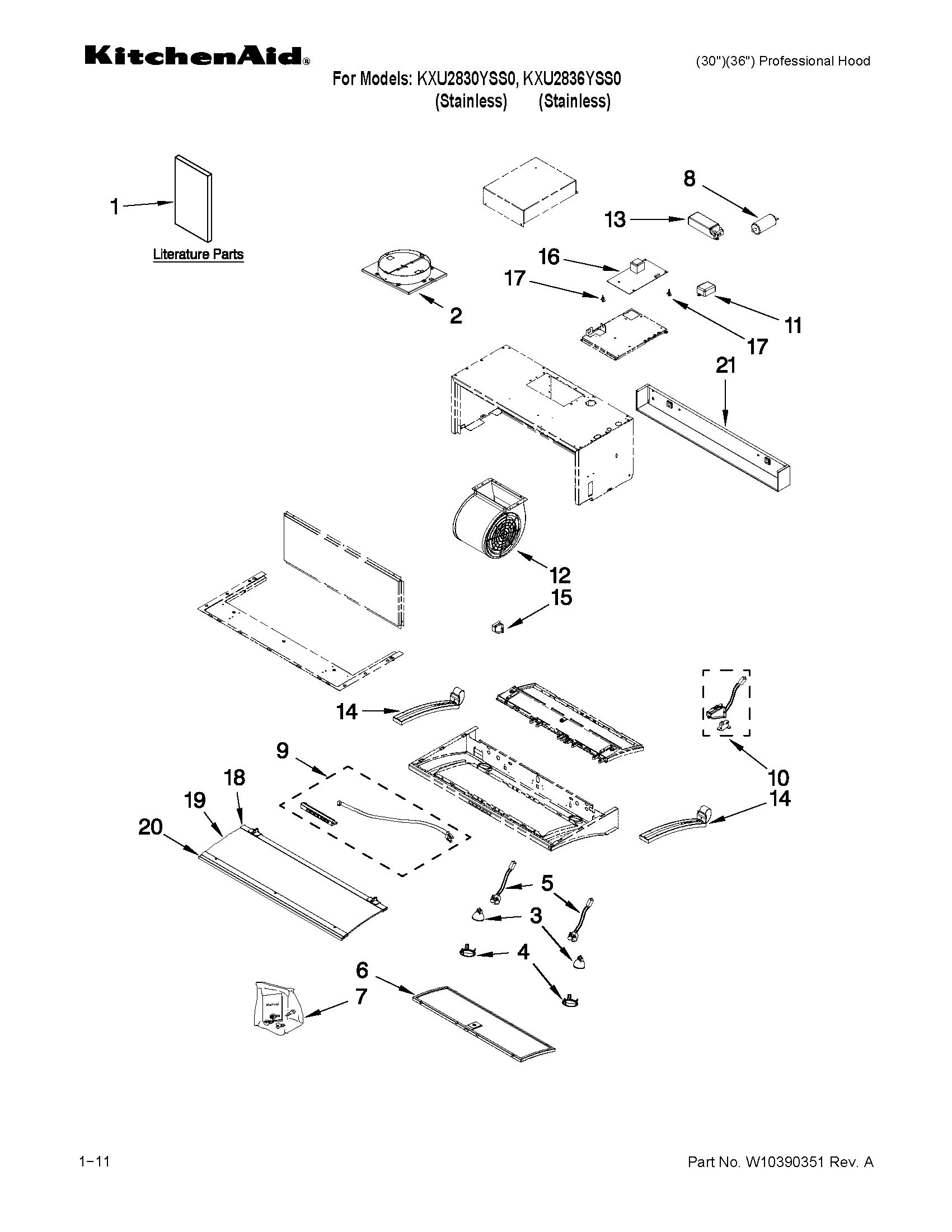 Hood parts