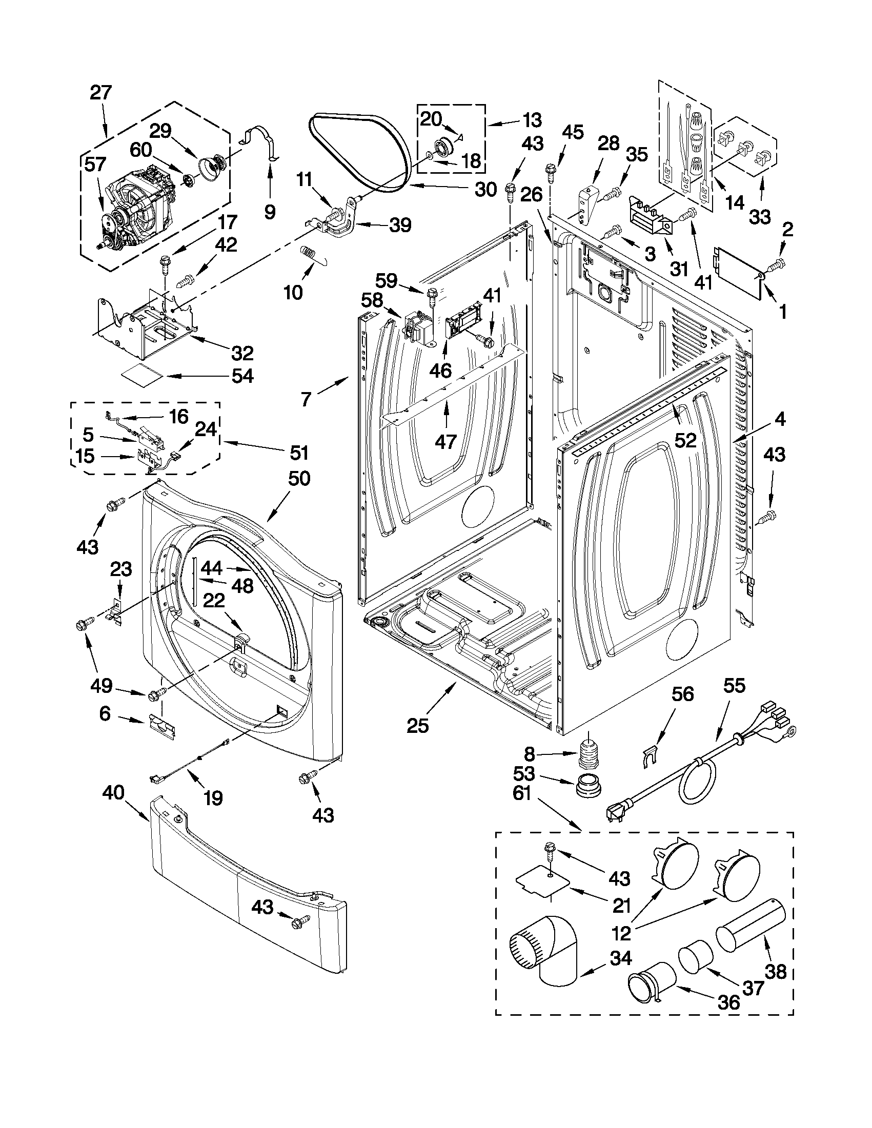 Cabinet parts