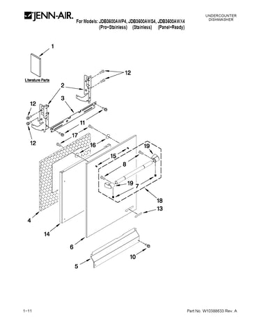 Door and panel parts