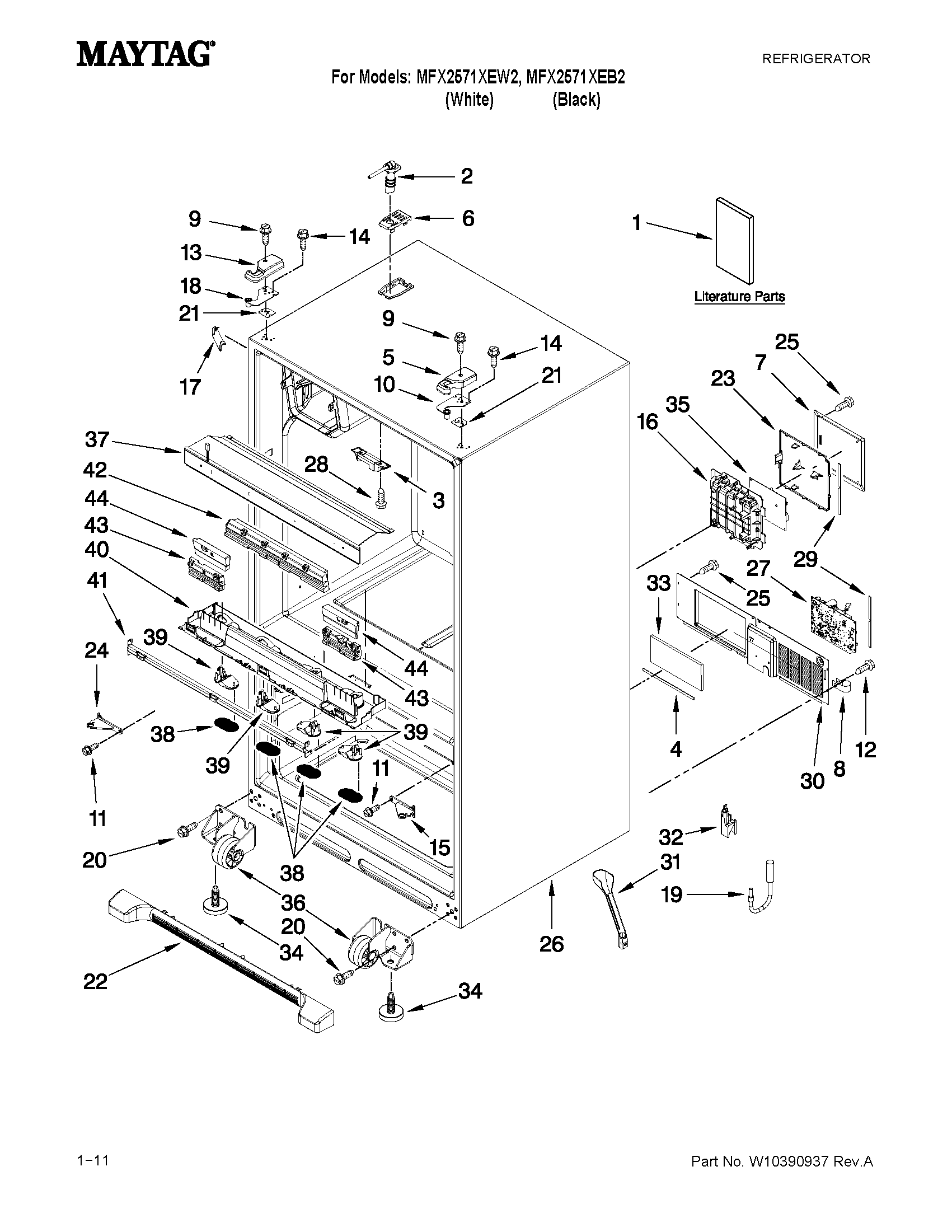 CABINET PARTS