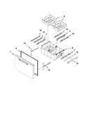 Freezer door parts