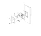 Maytag MFI2067AES9 dispenser front parts diagram