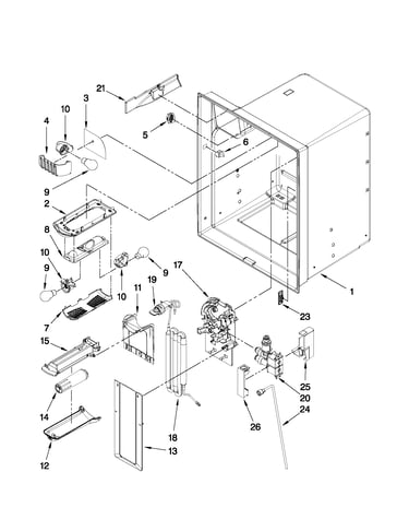 Refrigerator liner parts