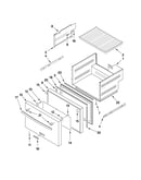 Lower drawer parts