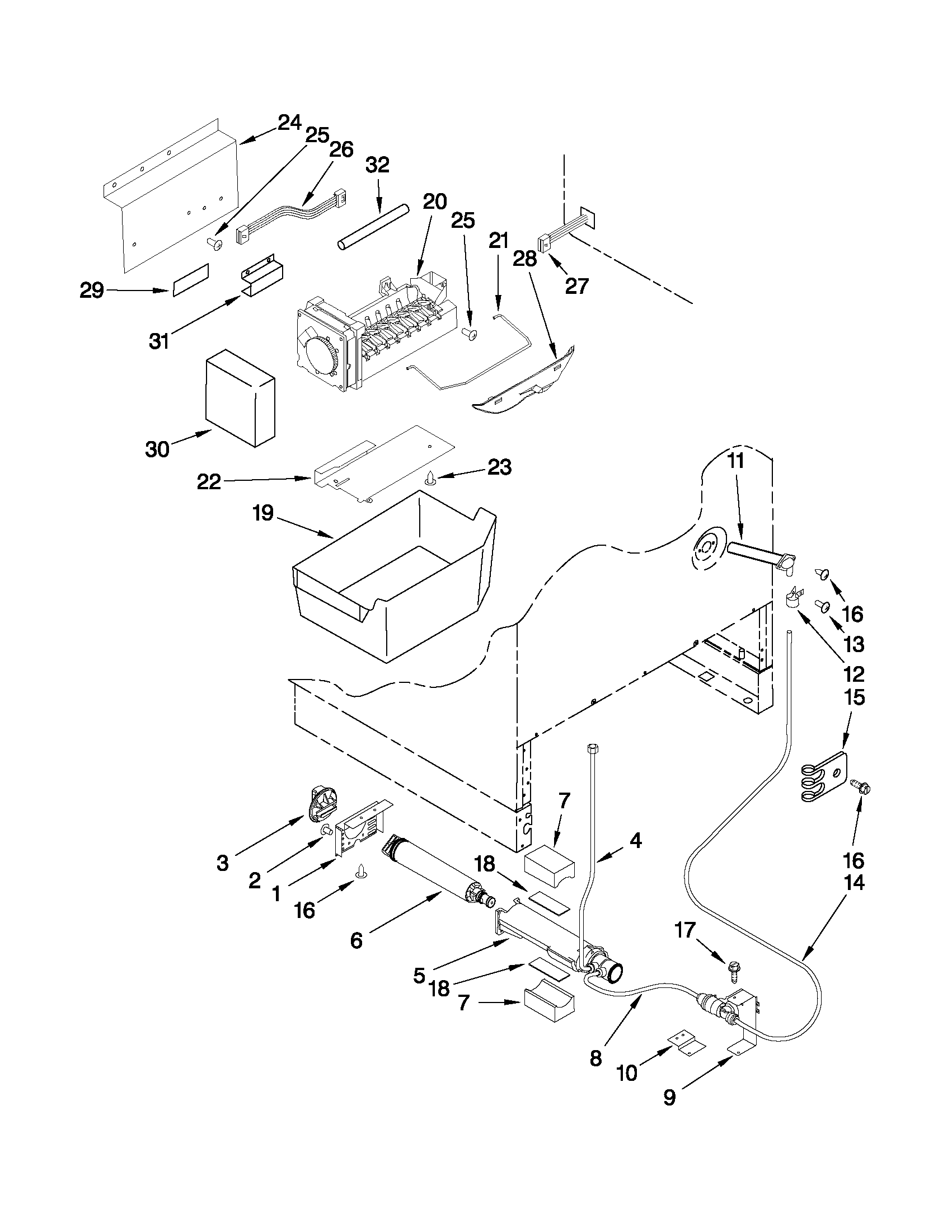 Icemaker parts