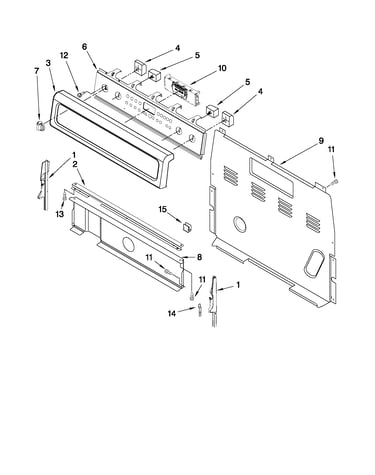 Control panel parts