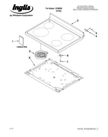 Cooktop parts