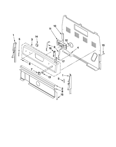 Control panel parts