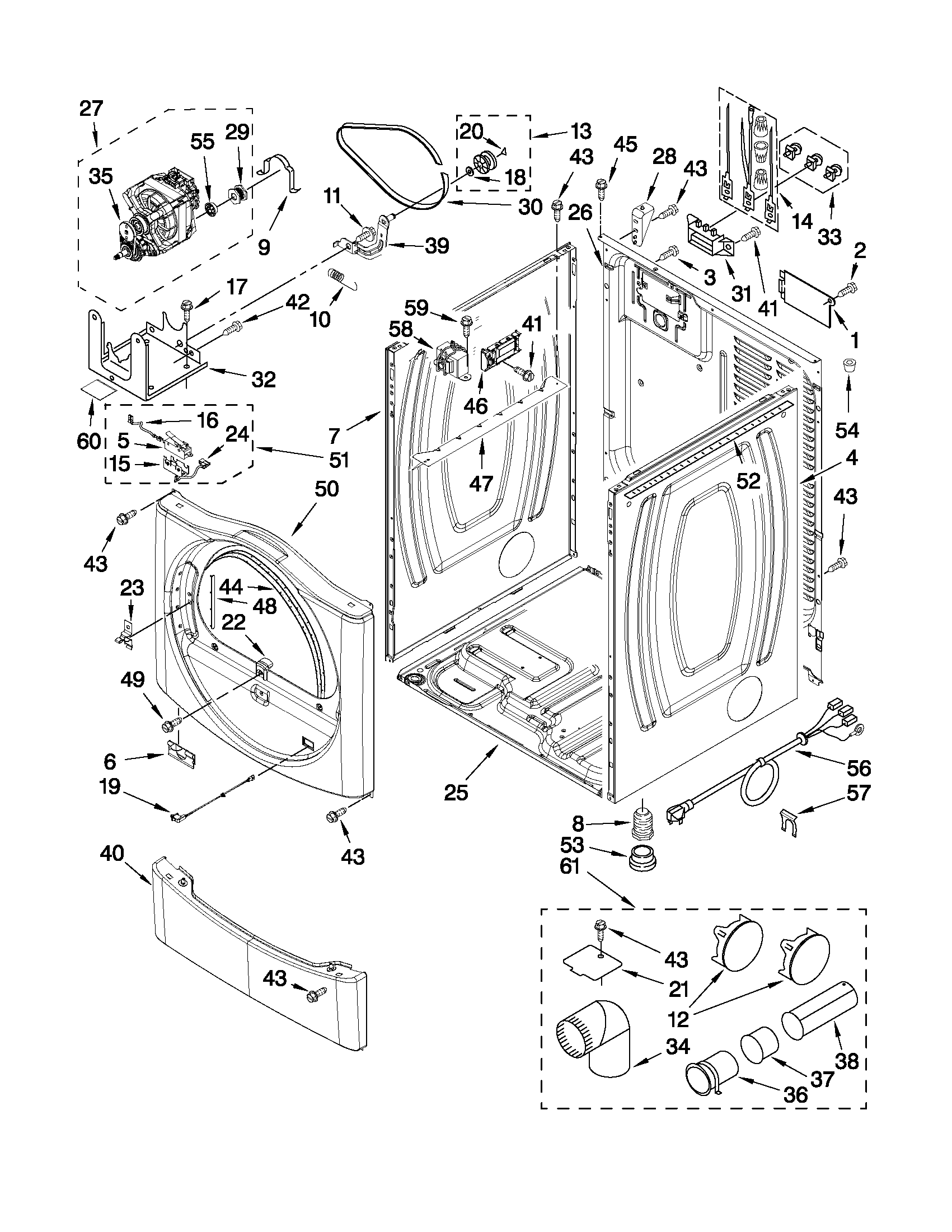 Cabinet parts