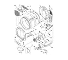 Crosley YCED8990XW0 bulkhead parts diagram