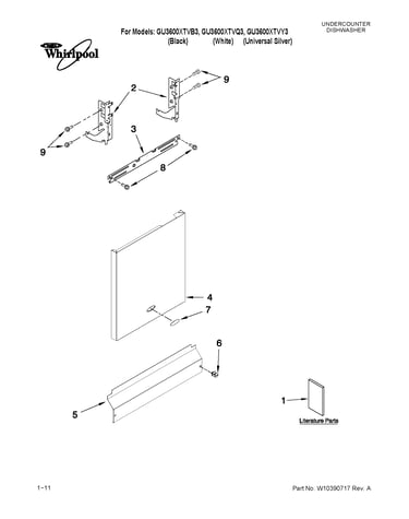 Door and panel parts