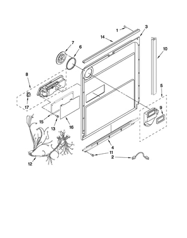Door and latch parts