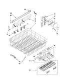 Upper rack and track parts