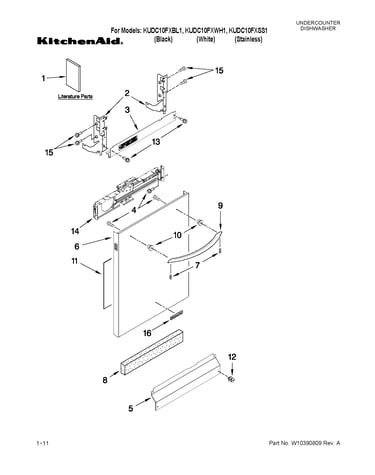 Door and panel parts