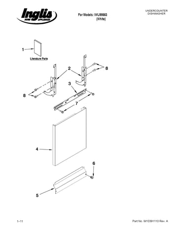 Door and panel parts