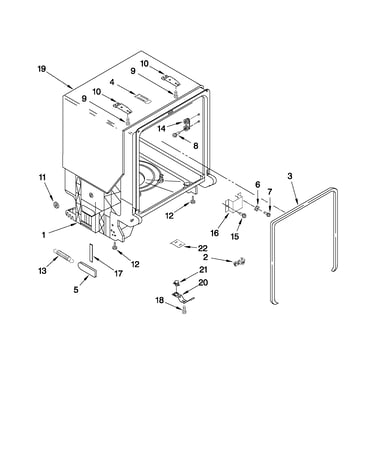 Tub and frame parts