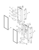 Refrigerator door parts