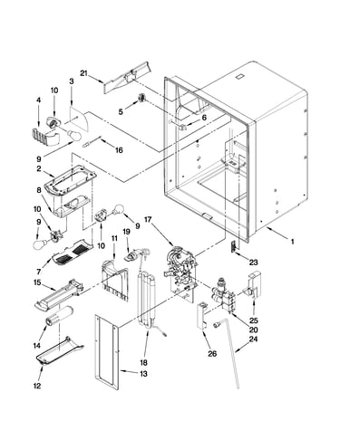 Refrigerator liner parts