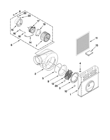 Blower unit parts