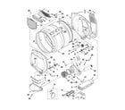 Maytag MEDX700XL0 bulkhead parts diagram