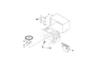 Amana AMC5143AAW00 microwave oven cavity parts diagram