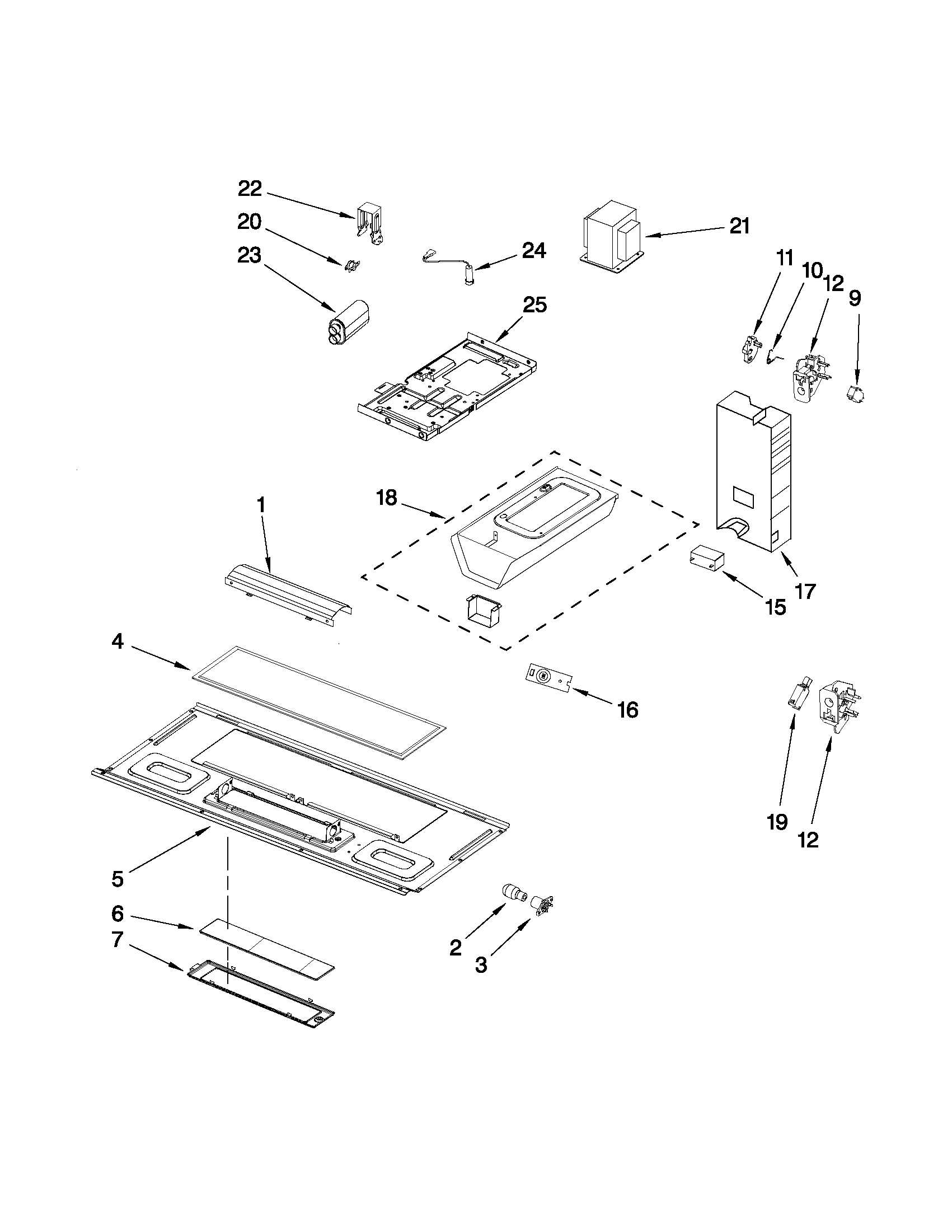 Interior and ventilation parts