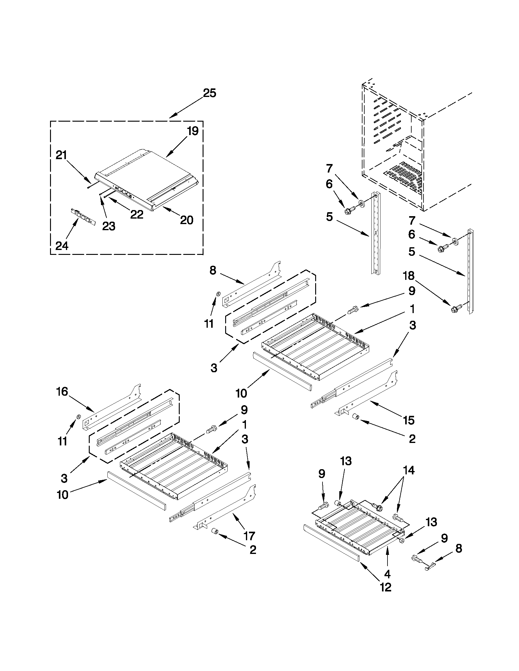 Shelf parts
