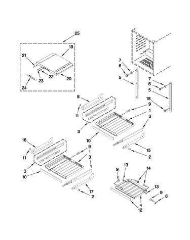 Shelf parts