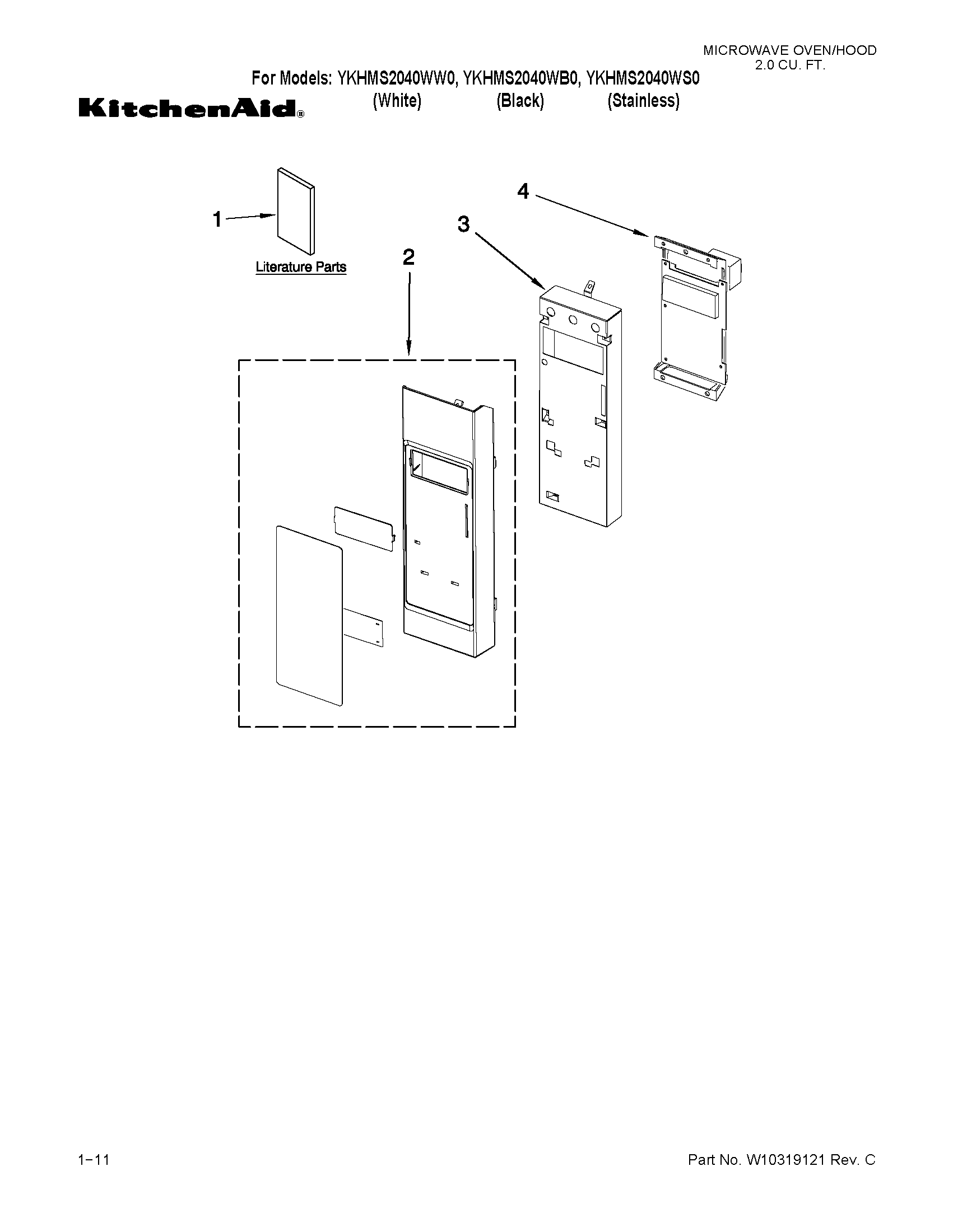 Control panel parts