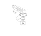KitchenAid YKHMS2040WB0 turntable parts diagram