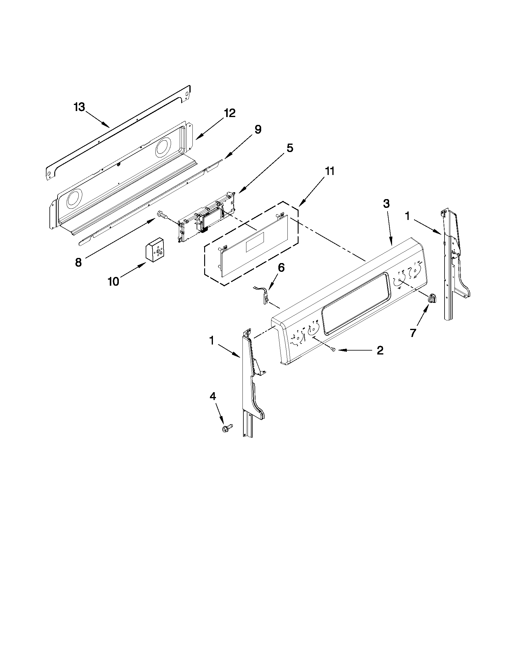 CONTROL PANEL PARTS