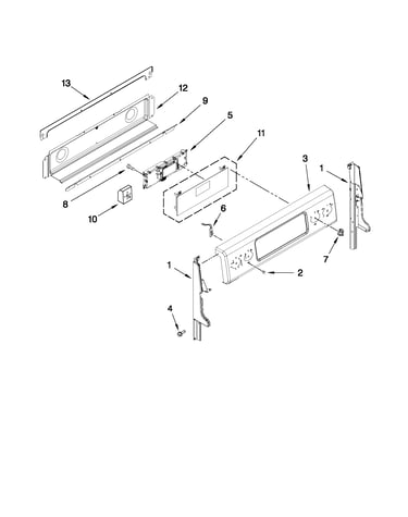 Control panel parts