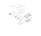 KitchenAid KERS505XBL00 internal oven parts diagram