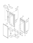 Refrigerator door parts