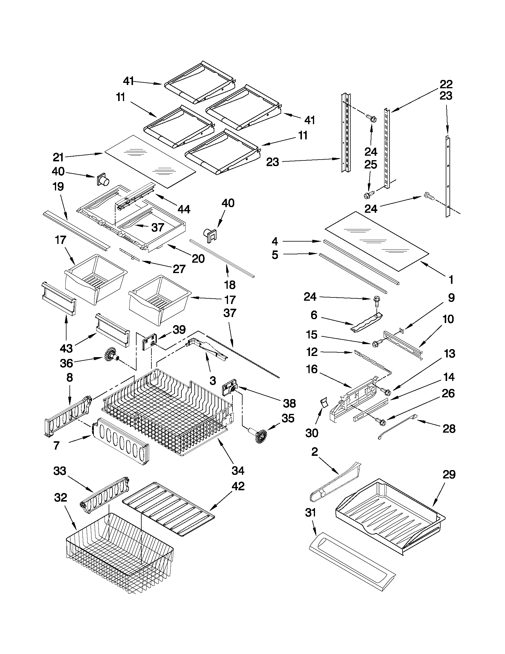 SHELF PARTS