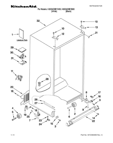 Cabinet parts