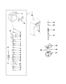 Motor and ice container parts