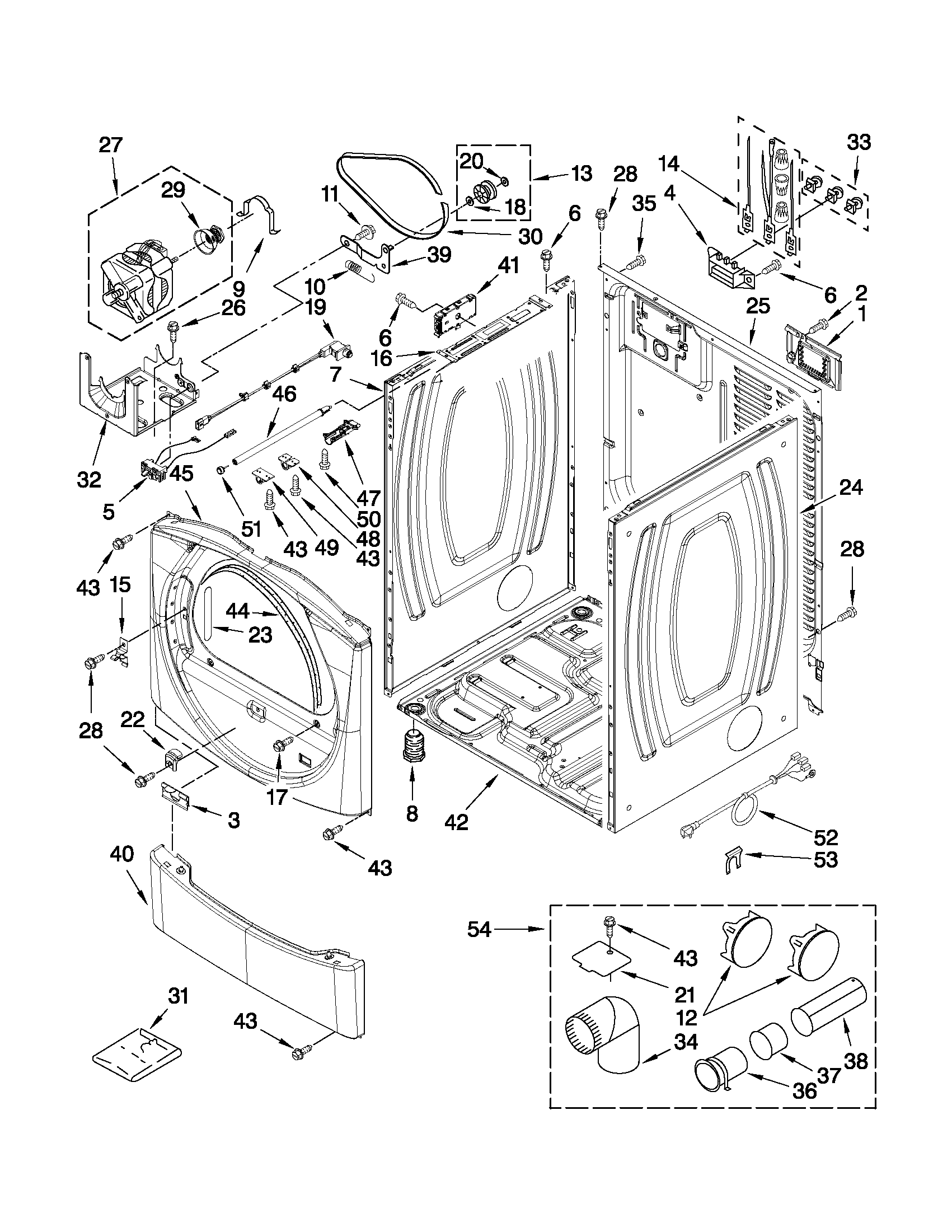 Cabinet parts