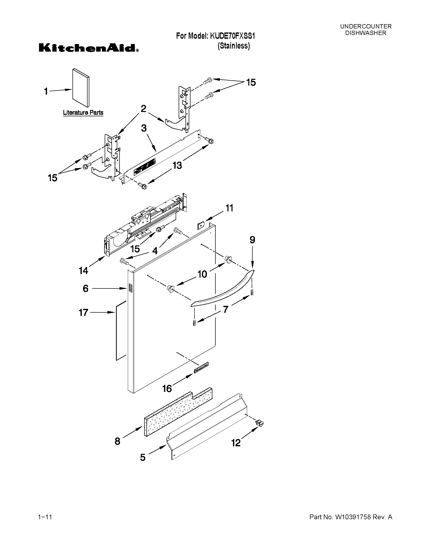 Door and panel parts
