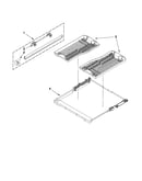 Third level rack and track parts