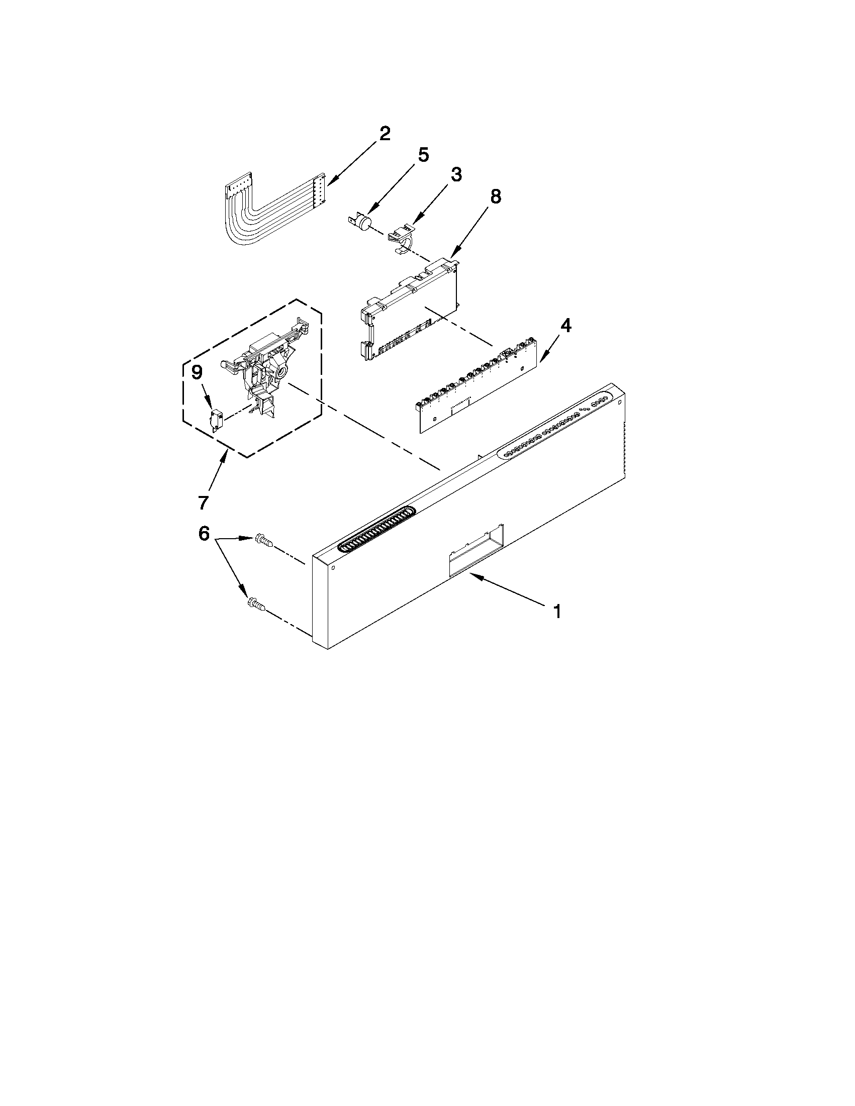 Control panel parts