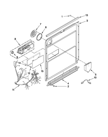 Door and latch parts