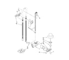 Ikea IUD9500WX3 fill, drain and overfill parts diagram