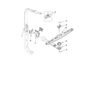 Ikea IUD9500WX3 upper wash and rinse parts diagram